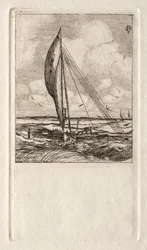 Snelle zeilproa, Mulgrave-archipel, Oceanië, 1866