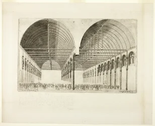 De voorkamer van het Palais de Justice, Parijs