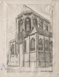 De Apsis van de Kerk van St. Martin-sur-Renelle