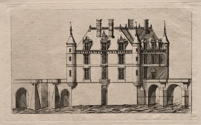 Het Kasteel van Chenonceau, 1856