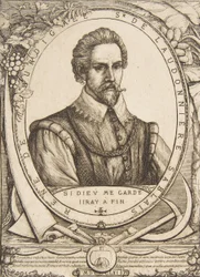 De kolonist René de Laudonnière Sablais, naar van de Passe