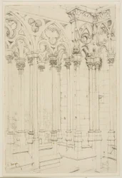 De galerie van Notre-Dame, Parijs