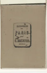 Titelblad in album Eaux-fortes sur Paris