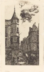 Huis met een torentje, Rue de l