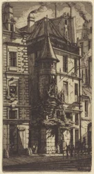 Tourelle de la Rue de la Tixeranderie, Parijs