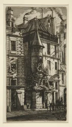 Tourelle, rue de la Tixeranderie