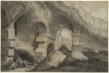 Het interieur van het Colosseum