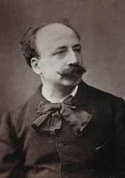 Album Artistique et Biographique, 5e jaar, Salon 1885; portret van de Franse schilder Louis Deschamps (1846-1902)