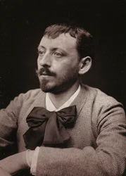 Artistiek en biografisch album, 5e jaargang, Salon 1885; portret van de Franse schilder Frédéric Montenard (1849-1926)
