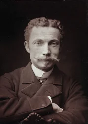 Album Artistique et Biographique, 5e jaar, Salon 1885; portret van de schilder Raoul de Pibrac (1852-1937)
