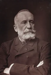 Album Artistique et Biographique, 6e jaar, Salon 1885; portret van de Franse schilder Pierre Puvis de Chavannes (1824-1898)