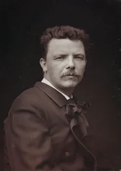 Album Artistique et Biographique, 6e jaar, Salon 1885; portret van de Franse schilder Eugène Carrière (1849-1906)