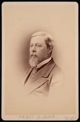 Portret van Henry David Cooke 1825-1881, voor 1881