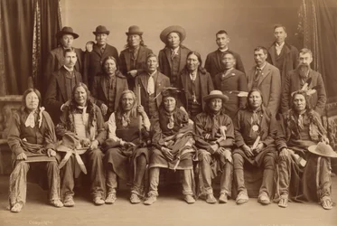 Sioux-delegatie,1891 (foto)