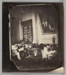 Keizerlijk asiel van Vincennes: de bibliotheek