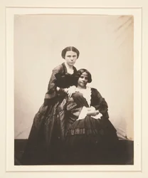 Portret van twee vrouwen
