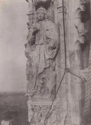 Johannes de Evangelist, kathedraal van Chartres, c. 1854 (foto)