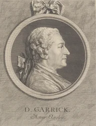 Portret van David Garrick, 1764