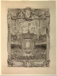 Decoratie van de Zaal van het Spektakel