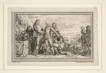 Le Roi arme le Dauphin a Fontenoy (De Koning Bewapent de Dauphin bij Fontenoy)