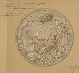 Ontwerp voor de Medaille ter Herdenking van het Handvest van 1830