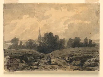 Op een landweg