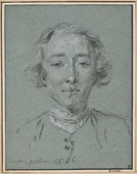 Portret van de kunstenaar Pierre Lenfant