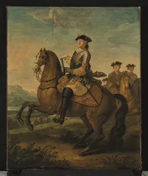 Ruiterportret van Lodewijk XV