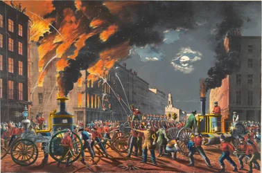 Het leven van een brandweerman: Het nieuwe tijdperk. Stoom en spierkracht.
