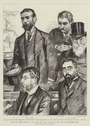 Na de Derde Lezing van de Home Rule Bill, Leiders van de Ierse Parlementaire Partij