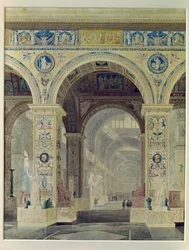 Interieur van het Louvre