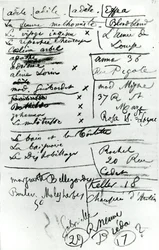 Pagina uit een notitieboek