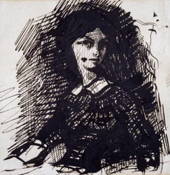 Portret van Jeanne Duval