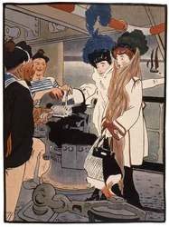 Oorlogsschip, ca. 1900