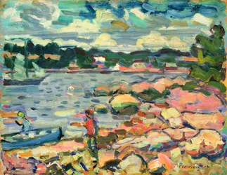Symfonie in blauw, Brooksville, Maine