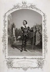 Mr W. Davidge als Malvolio, Act III Scene 4 van 
