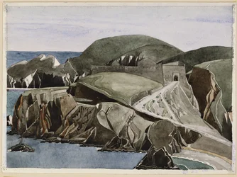 De weg door de rotsen, ca. 1926-27