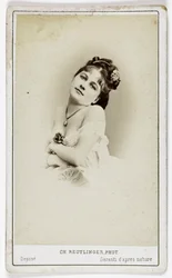 Portret van de actrice Henriette Victoire Drouard (1851-1923).