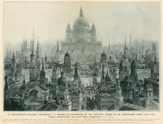 Een perspectivisch overzicht van de belangrijkste werken van Sir Christopher Wren