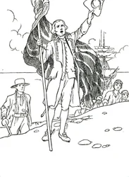 Kapitein Cook landt in Australië, 1912