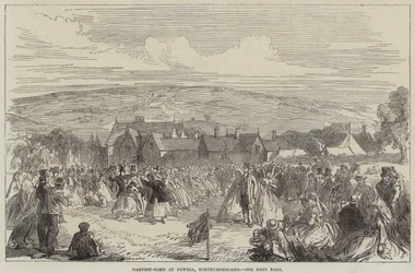 Oogstfeest bij Bywell, Northumberland