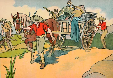 Op weg naar de goudvelden, 1912