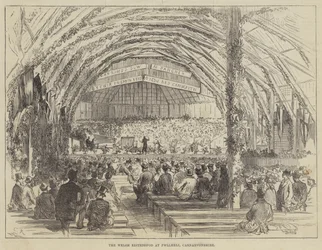 De Welshe Eisteddfod in Pwllheli, Carnarvonshire