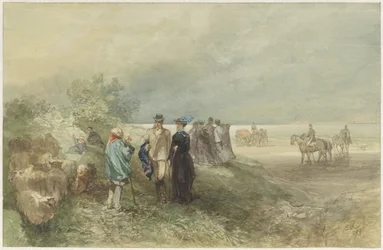 Aan de kust van de Zuiderzee
