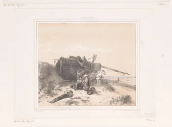 Boot op het strand