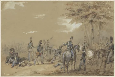 Infanterie in gevecht