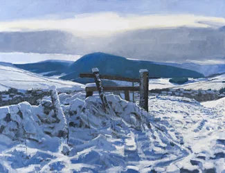 Grenzen Sneeuw, 2012 (olieverf op doek)
