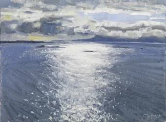 Donkere avond, 2017 (olieverf op doek)