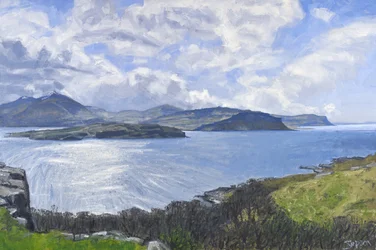 Eorsa, Loch na Keal, 2013 (olieverf op doek)