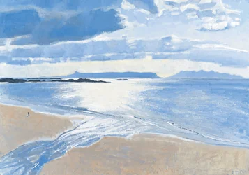 Licht op zee, Eigg  Rum, 2015 (olieverf op doek)